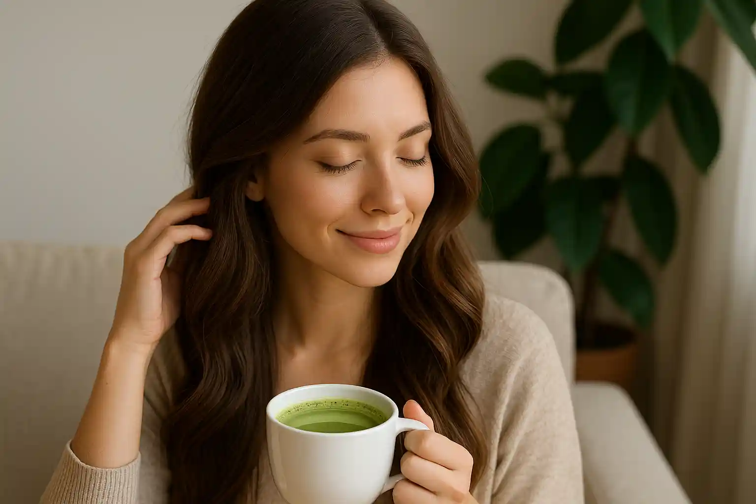 Matcha und Haare: ungeahnte Vorteile